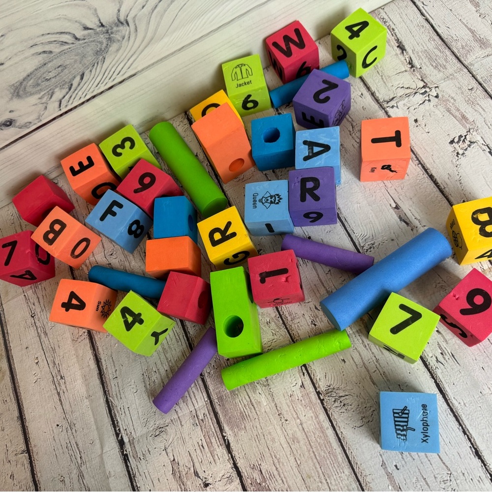 36 pc Foam Building Blocks Set for Toddlers